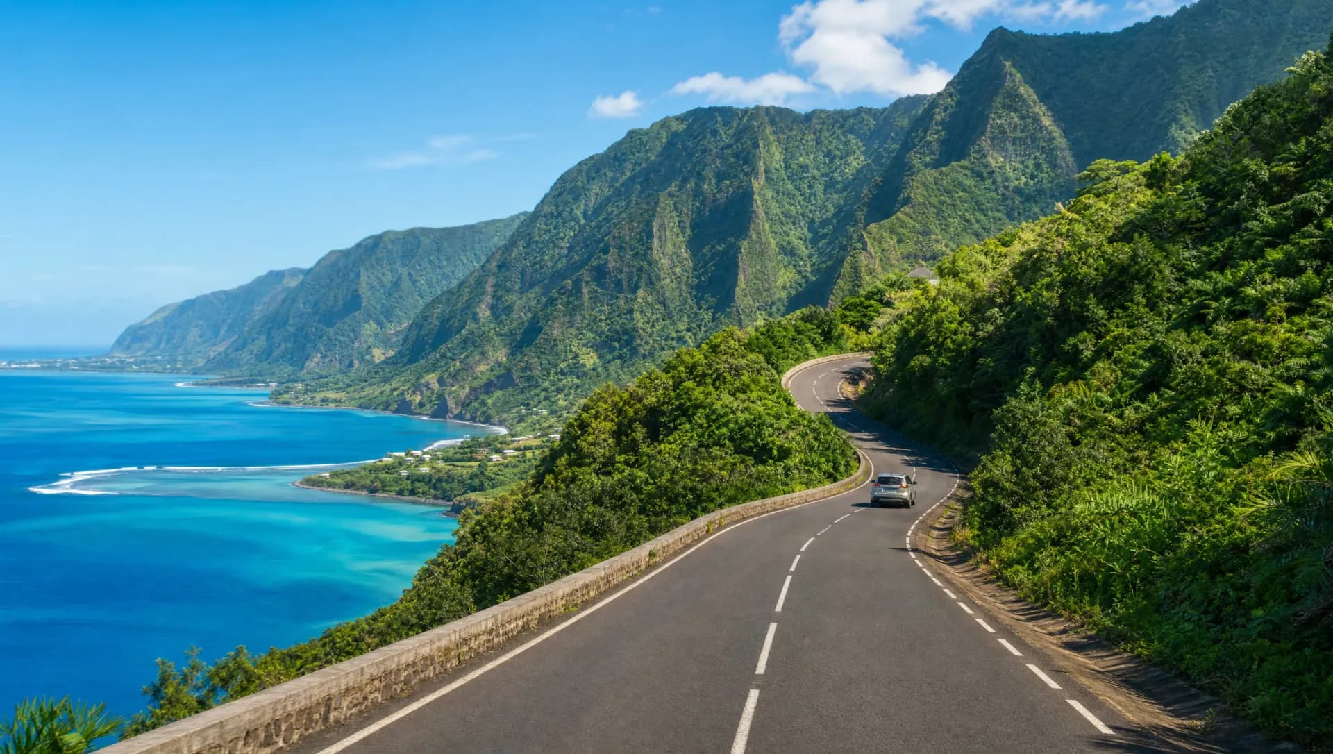 Route panoramique de La Réunion, du littoral aux Hauts