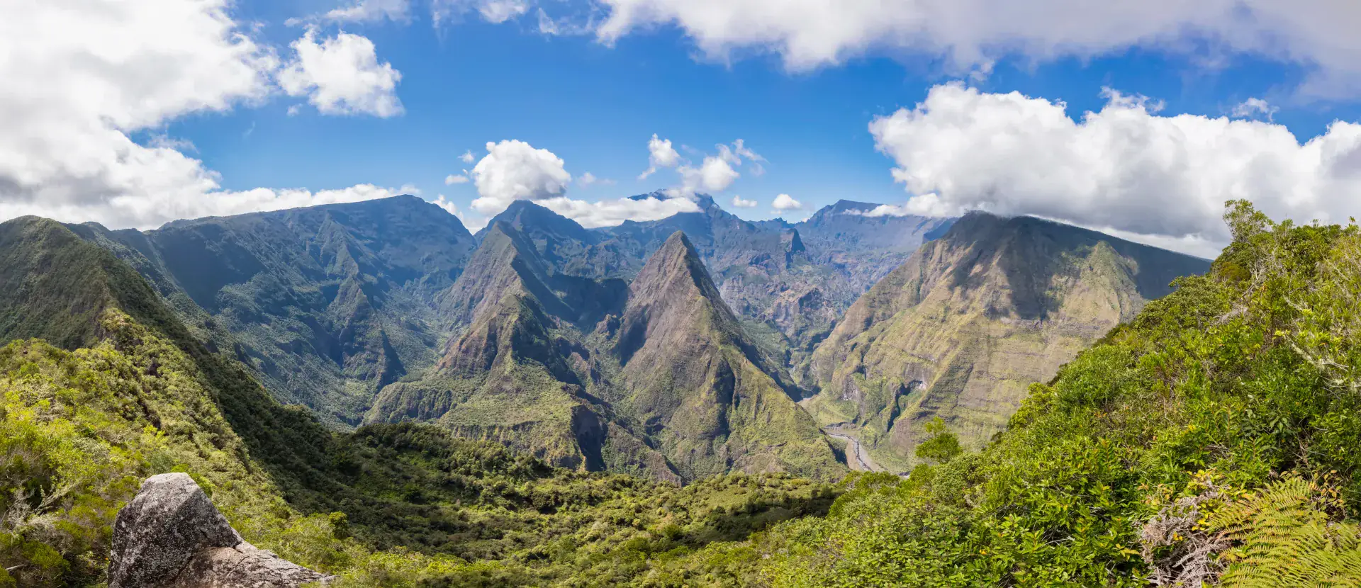 Paysage de l'île de La Réunion